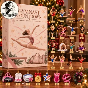 Gymnast Countdown 24-Day Christmas Calendar