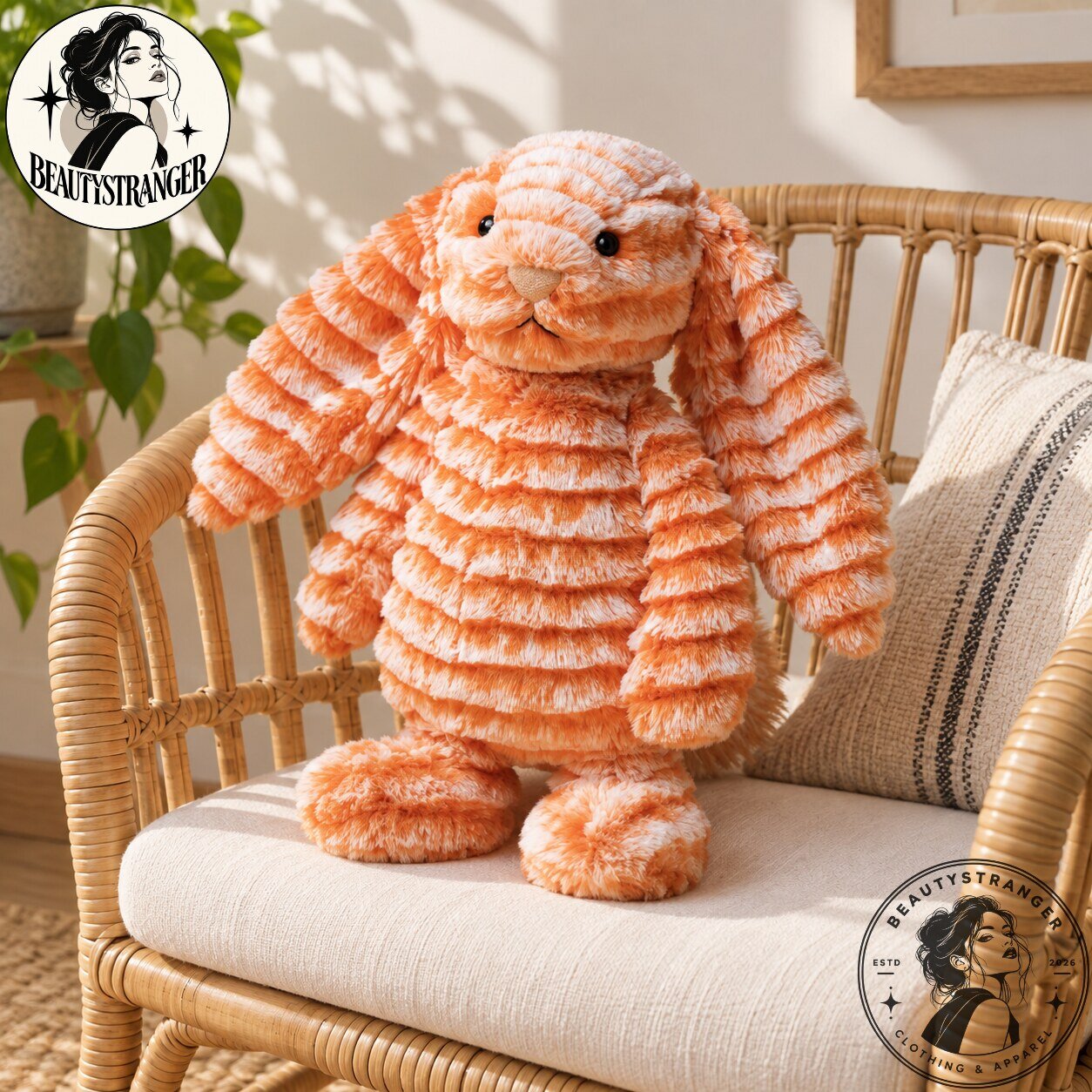 Jellycat Fizzleskip Bunny Stuffed Animal Jellycat Fizzleskip Bunny Plush Stuffed Animal – image 2 of 4