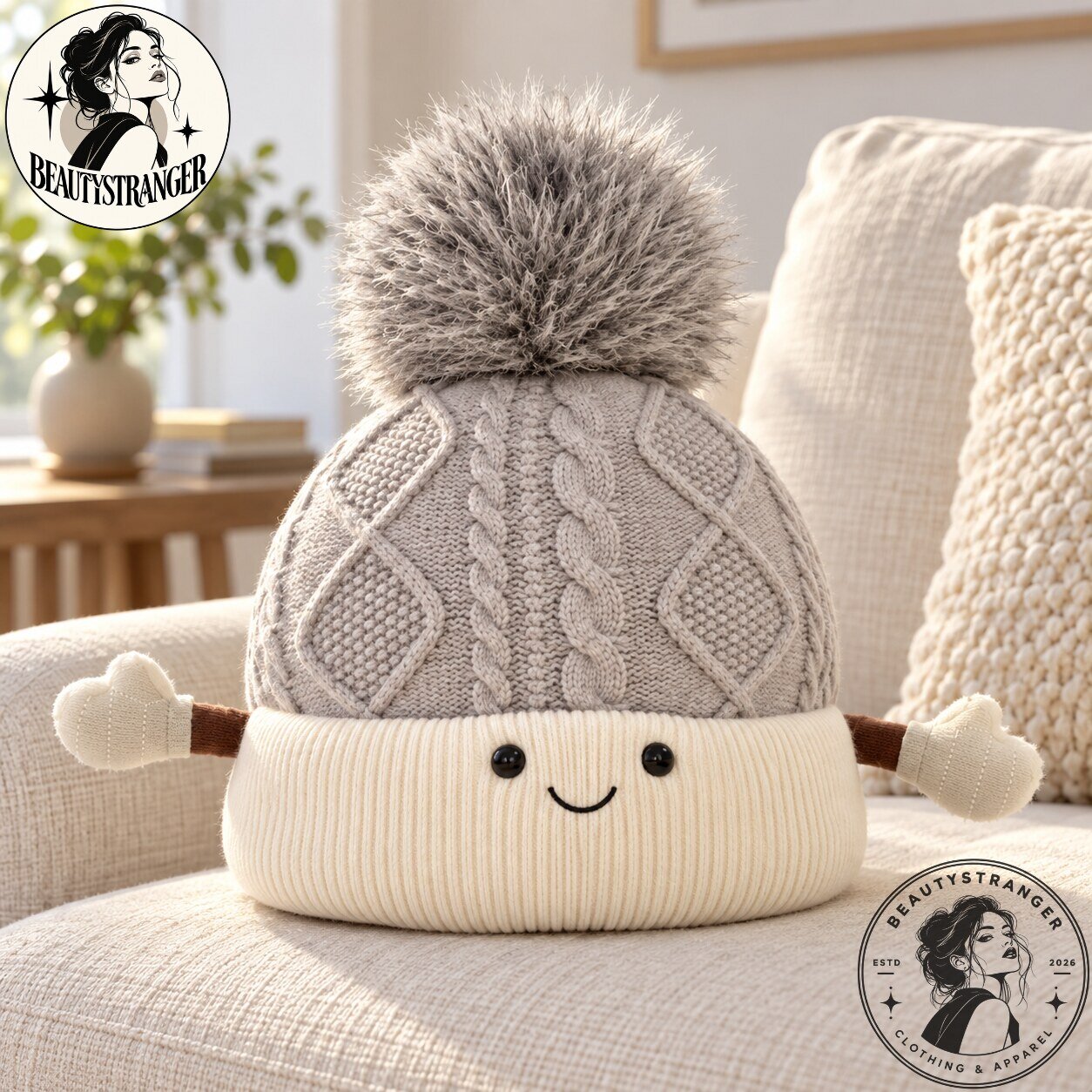 Jellycat Amuseables Pomilly Beanie Hat Plush Toy