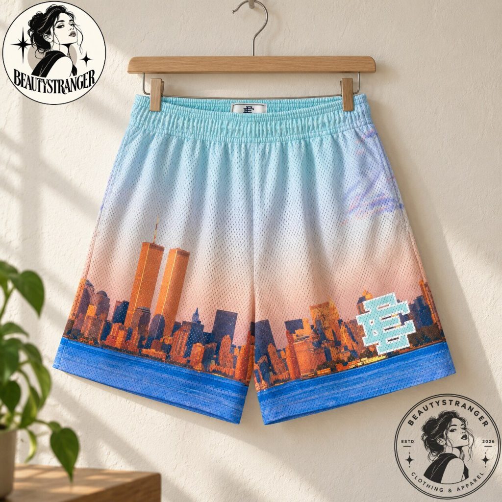 Eric Emanuel NYC Skyline Shorts – Blue
