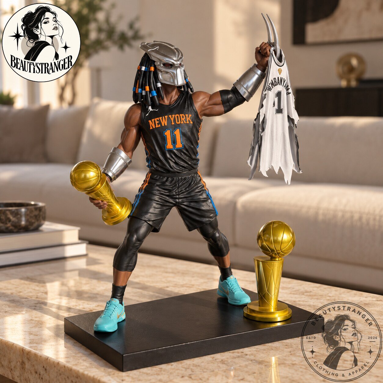 Jalen Brunson The Alien Slayer Collectible Figure