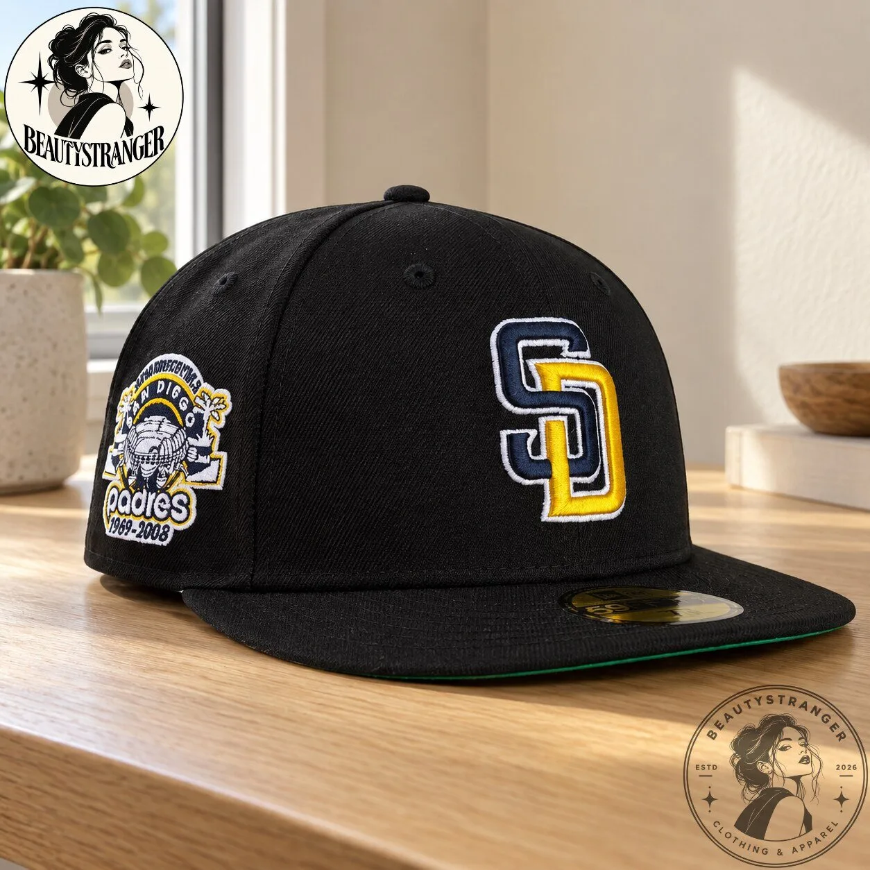 San Diego Padres 1969-2008 Side Patch New Era 59FIFTY Fitted Hat