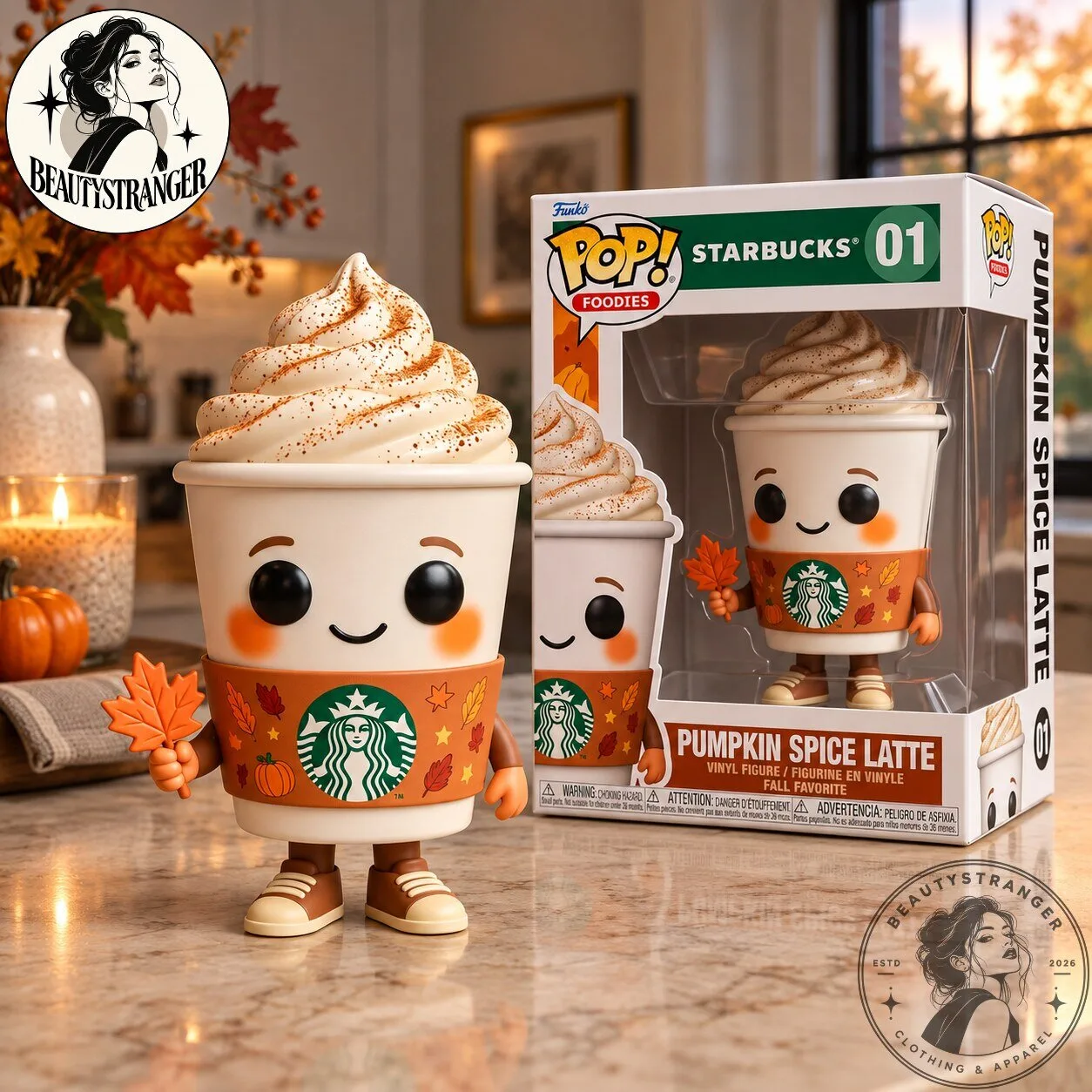 Funko Pop Foodies Starbucks Pumpkin Spice Latte Vinyl Figure