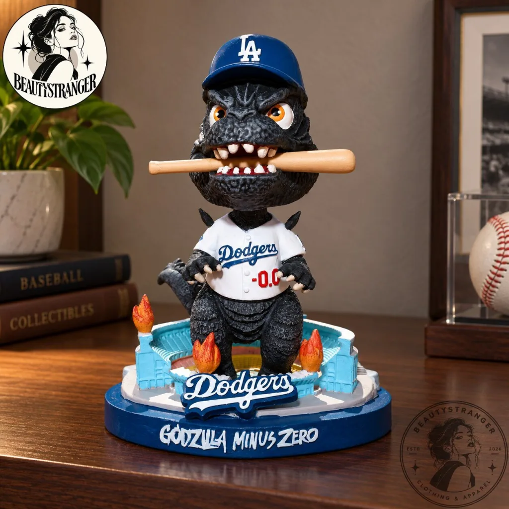 Los Angeles Dodgers Godzilla Minus Zero Bobblehead Los Angeles Dodgers Godzilla Minus Zero Bobblehead