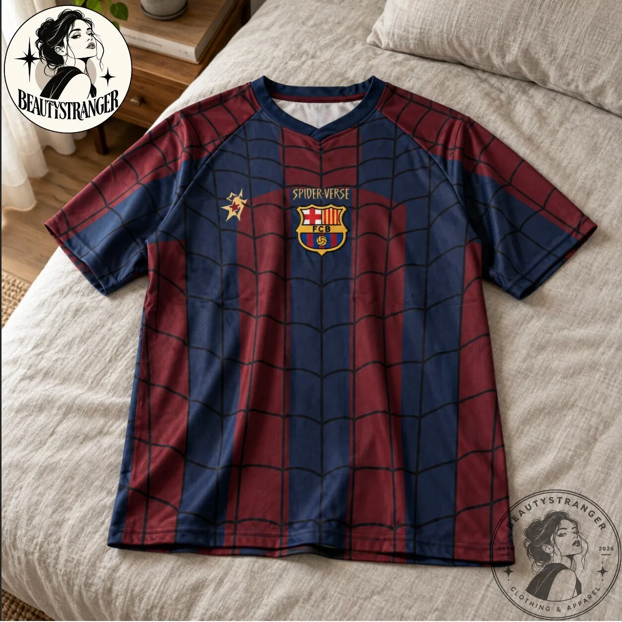 FC Barcelona Spider-Verse Soccer Jersey