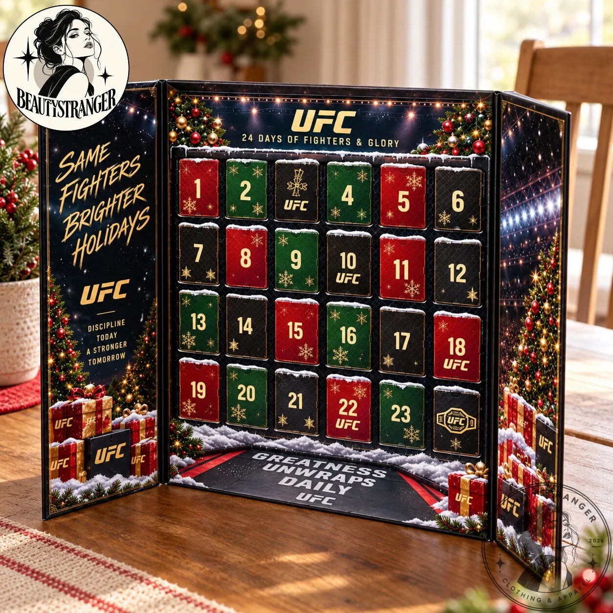 UFC Christmas Advent Calendar 2026 Limited Holiday Edition 8 UFC Christmas Advent Calendar 2026 Limited Holiday Edition
