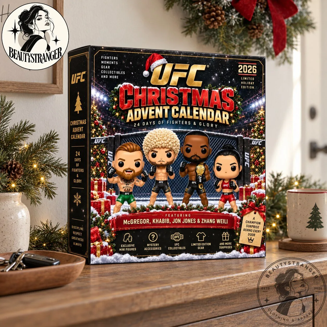 UFC Christmas Advent Calendar 2026 Limited Holiday Edition 9 UFC Christmas Advent Calendar 2026 Limited Holiday Edition