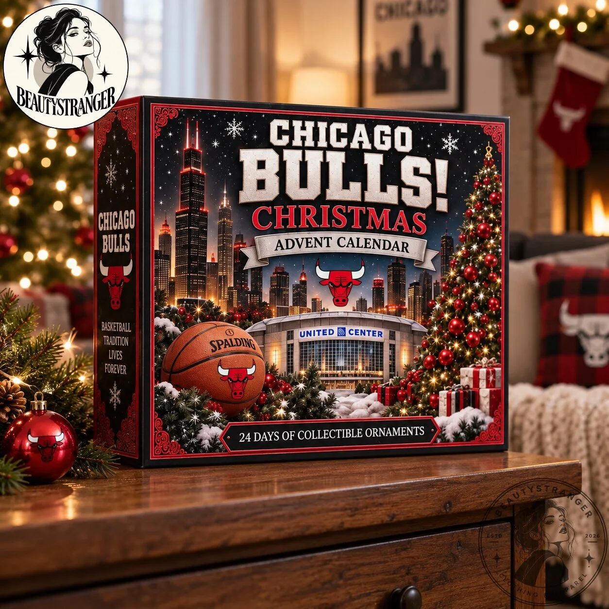 Chicago Bulls Collectible Ornament Advent Calendar