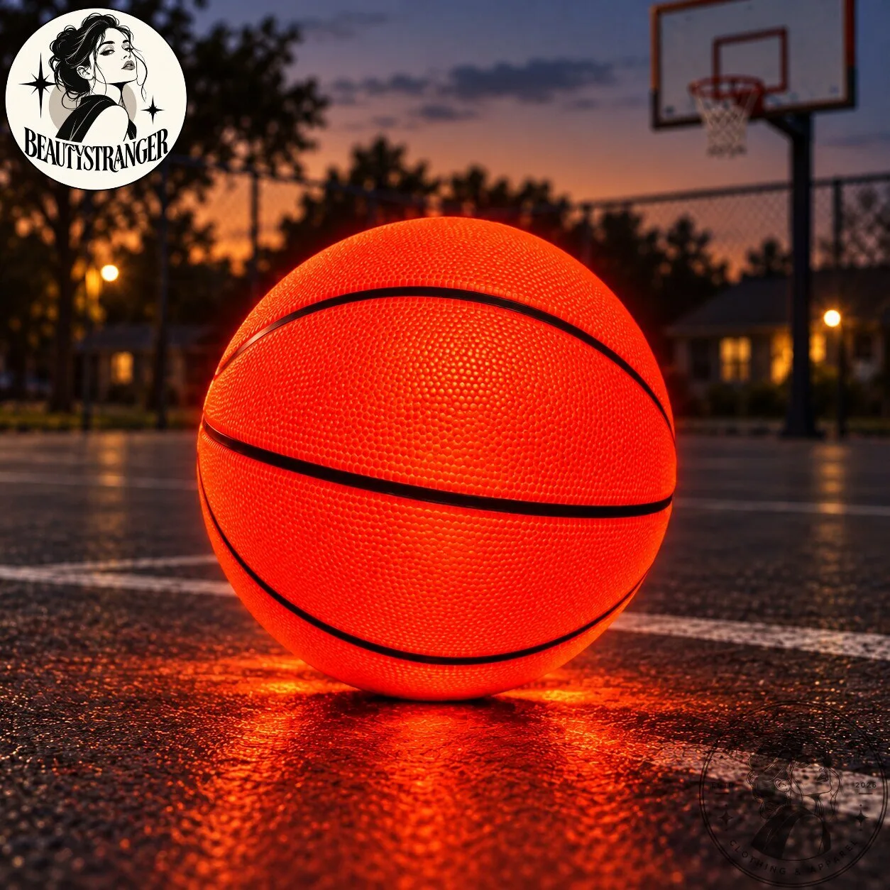 Nightrun Hoops LED Light Basketball