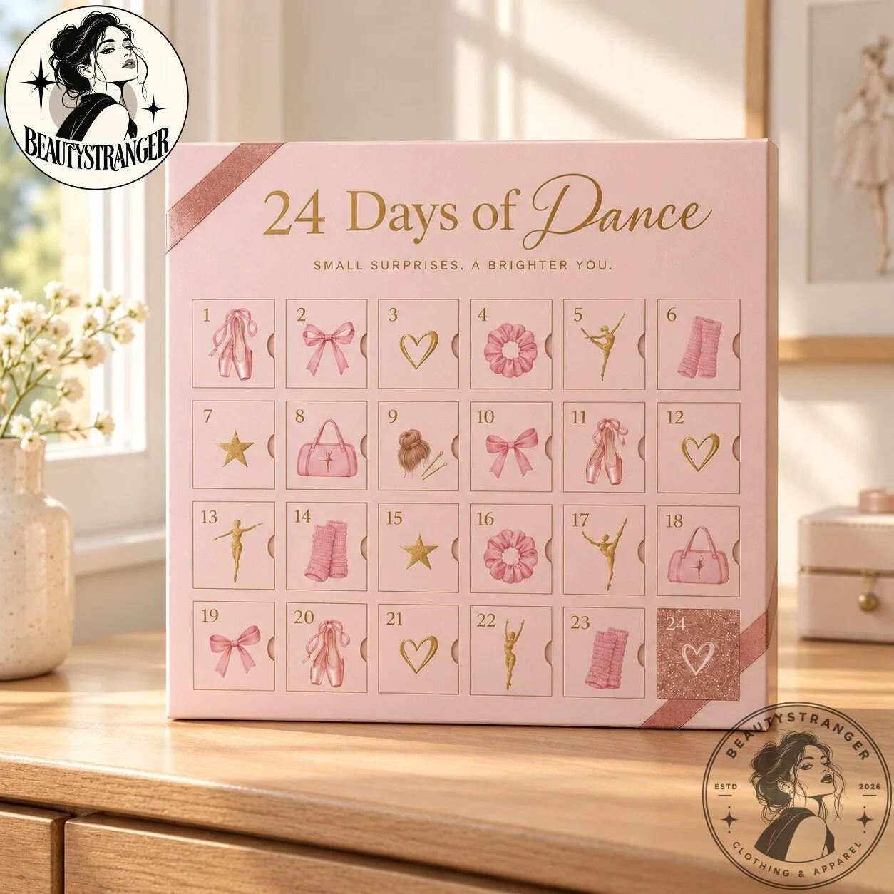 24-Day Dance Christmas Countdown Calendar
