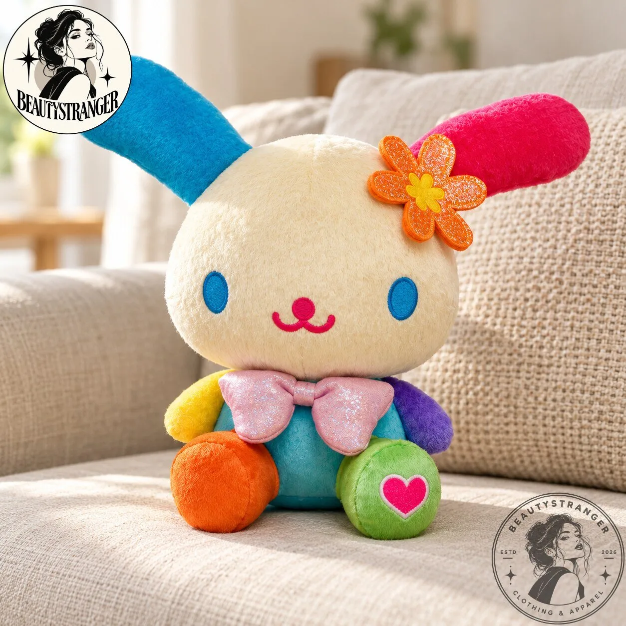 Cute Sanrio Usahana Flower Bunny Plush
