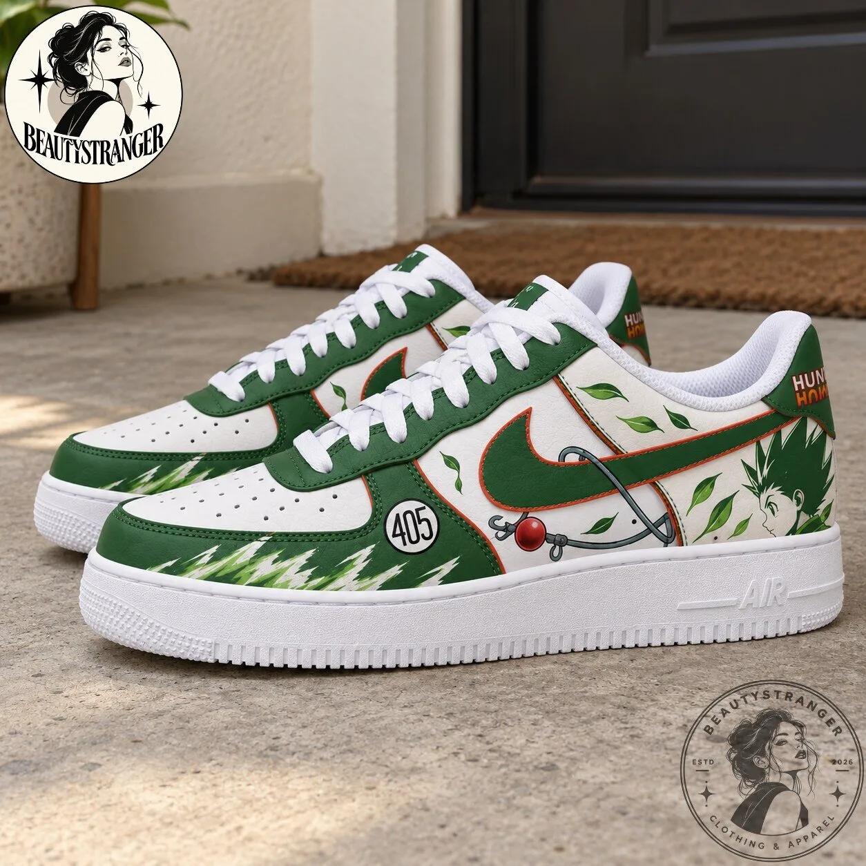 Hunter x Hunter Gon Freecss Custom Air Force 1 Shoes