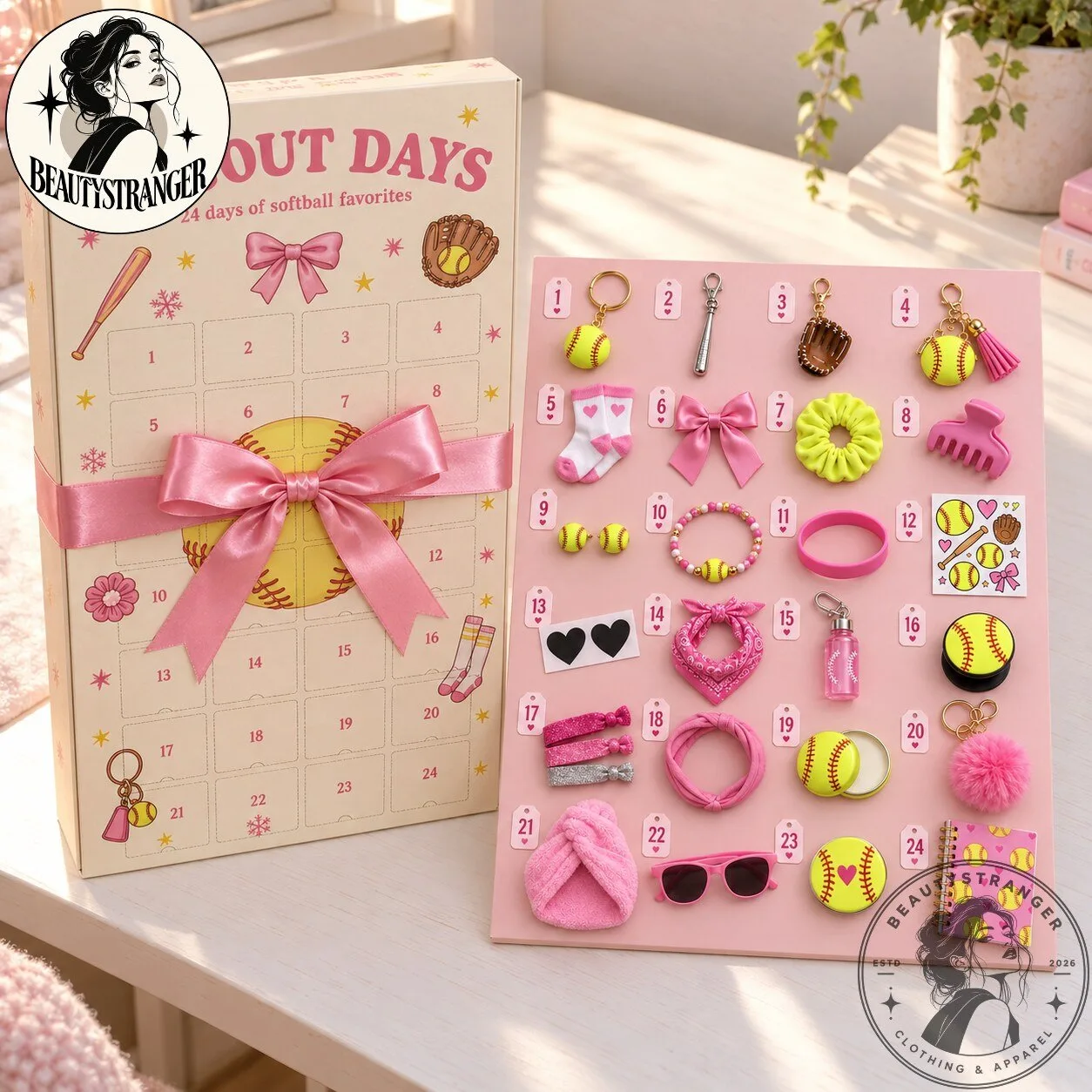 Dugout Days 24 Day Softball Advent Calendar
