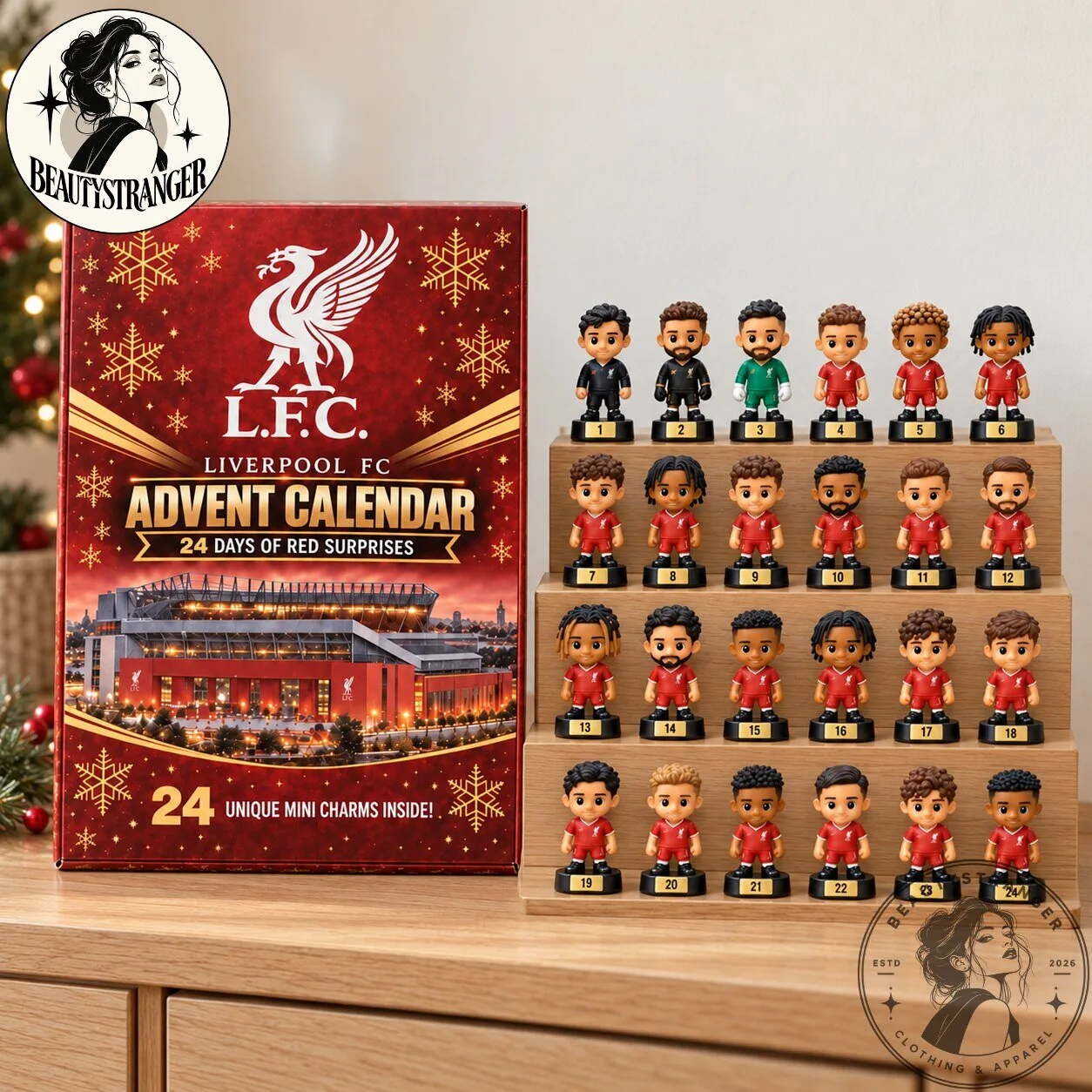 Liverpool FC Christmas Advent Calendar – 24 Mini Figures