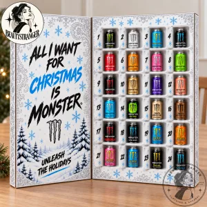 Monster Energy Advent Calendar 2026 – 24 Mini Can Christmas Countdown Gift