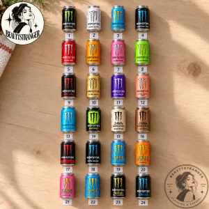 Monster Energy Advent Calendar 2026 – 24 Mini Can Christmas Countdown Gift