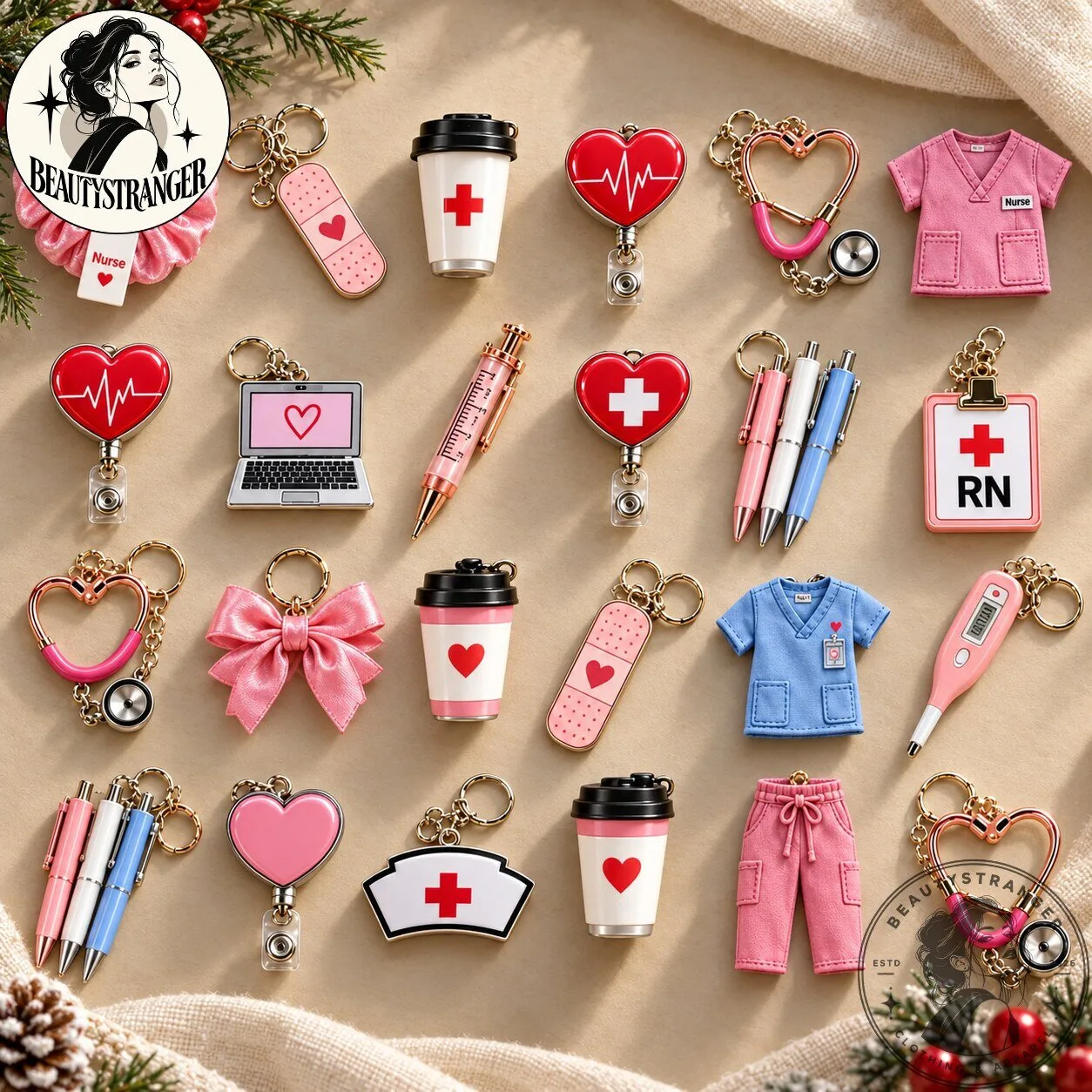 Nurse Advent Calendar 24 Day Christmas Countdown Gift Box 5 Nurse Advent Calendar 24 Day Christmas Countdown Gift Box