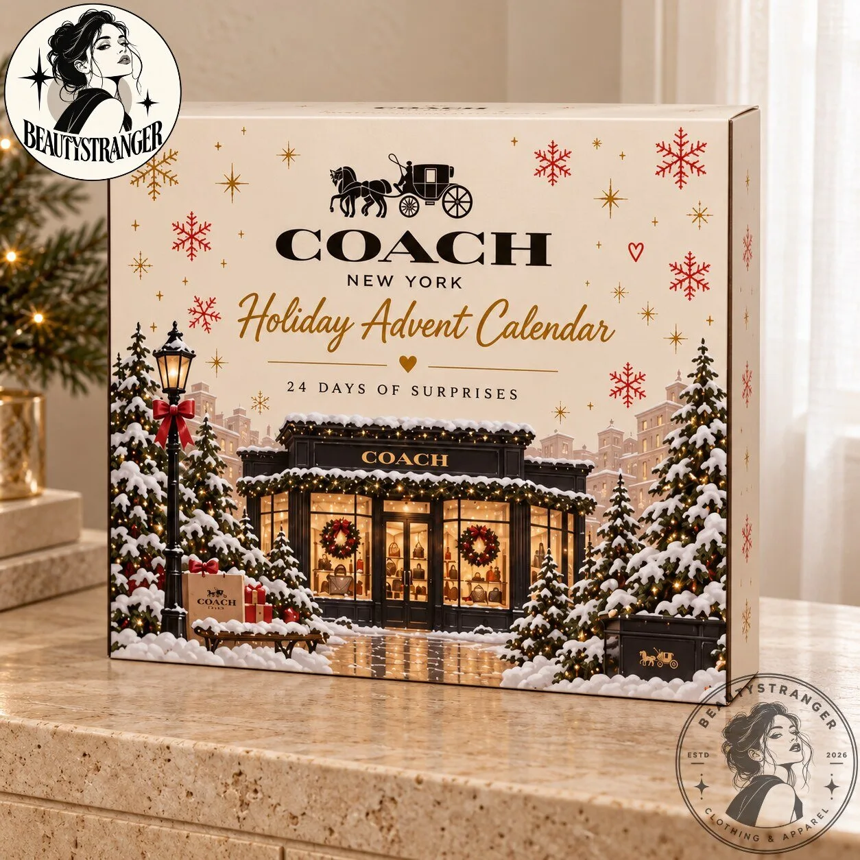 Coach New York Advent Calendar 24 Day Christmas Countdown 6 Coach New York Advent Calendar 24 Day Christmas Countdown
