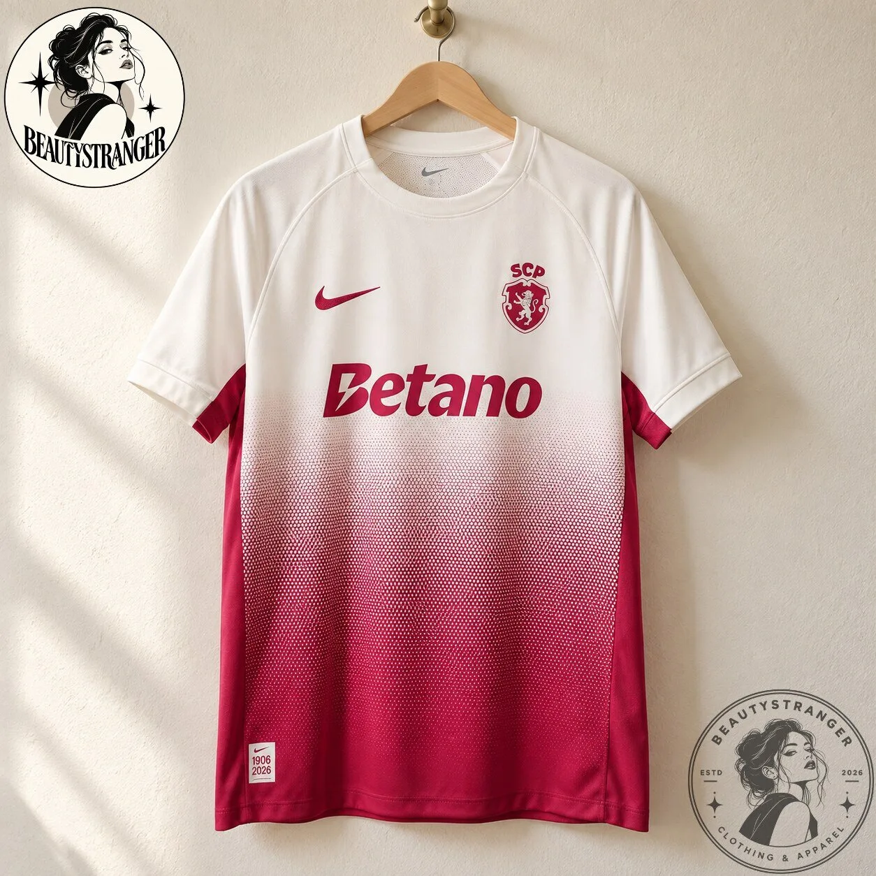 Nike Sporting CP 26/27 Pink October Football Jersey