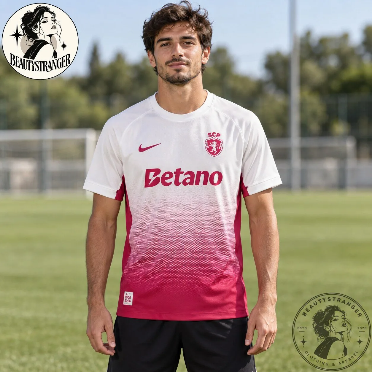 Nike Sporting CP 26/27 Pink October Football Jersey 5 Nike Sporting CP 26/27 Pink October Football Jersey
