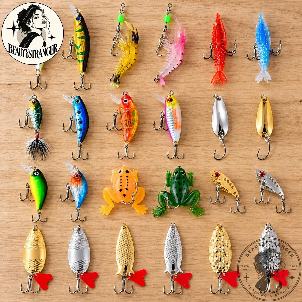 24 Piece Christmas Fishing Lure Advent Calendar 5 24 Piece Christmas Fishing Lure Advent Calendar